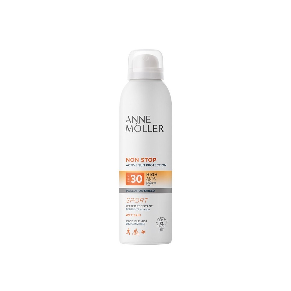 Anne Moller Non Stop Sport Spray Solare Invisibile SPF30 200 ml 