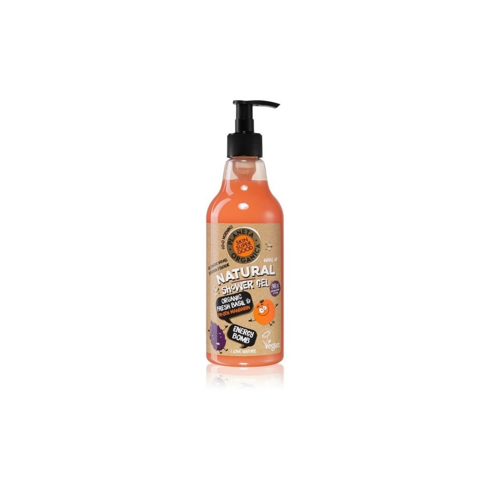 Planeta Organica Energy Bomb Gel Doccia Con Mandarino E Basilico 500 ml 