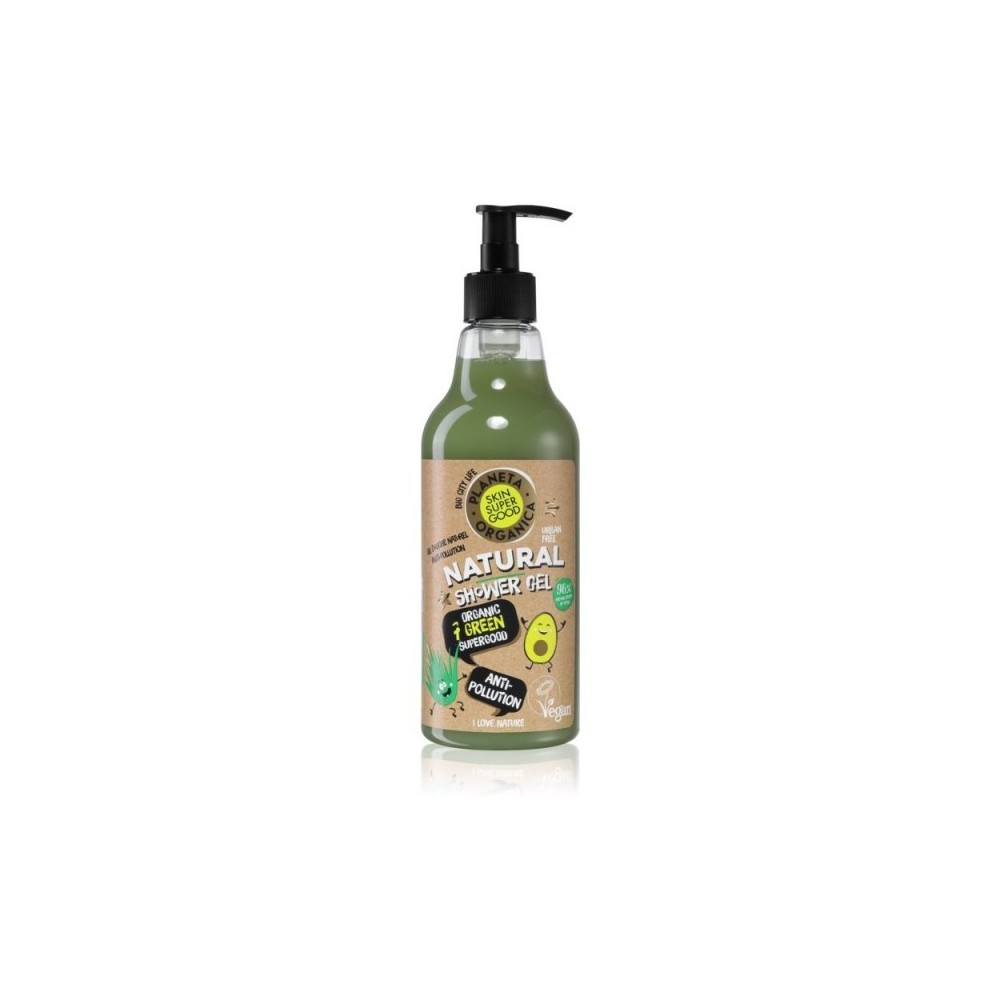 Planeta Organica 7 Green Supergood Gel Doccia Anti-Pollution 500 ml 