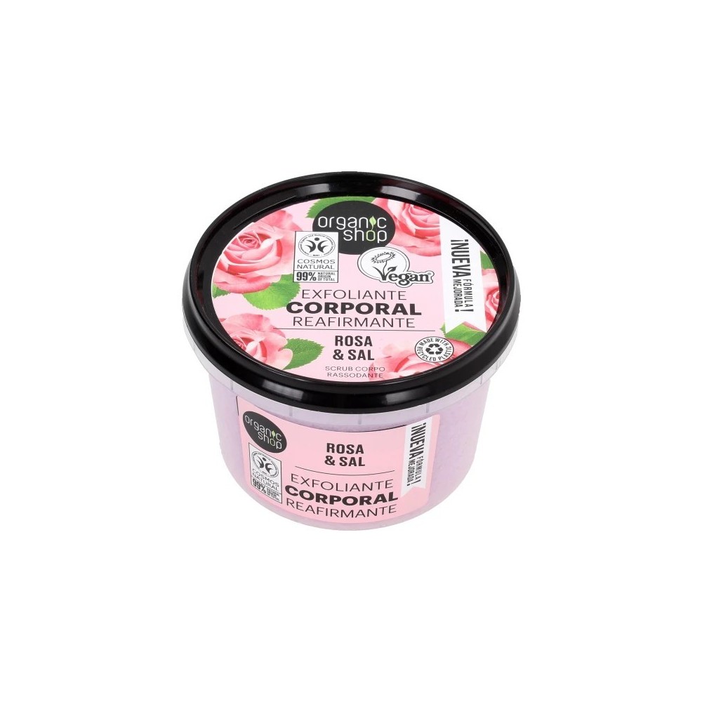 Planeta Organica Rosa E Sale - Scrub Corpo Rassodante 250 ml 