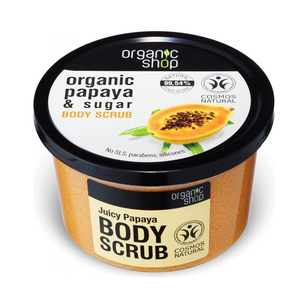 Planeta Organica Papaya E Zucchero - Scrub Corpo Rinnovatore 250 ml 