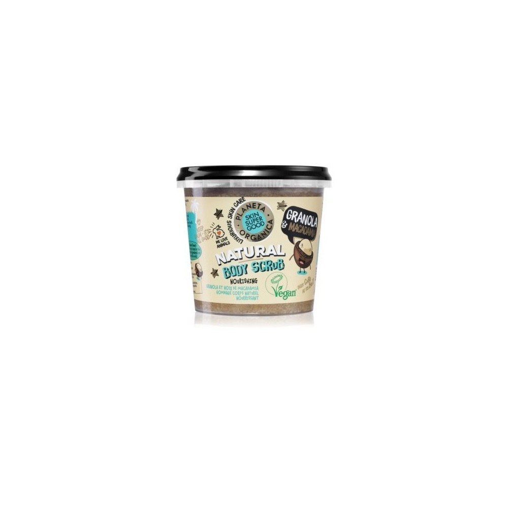 Planeta Organica Scrub Corpo Nutriente Alla Granola E Macadamia 250 ml 