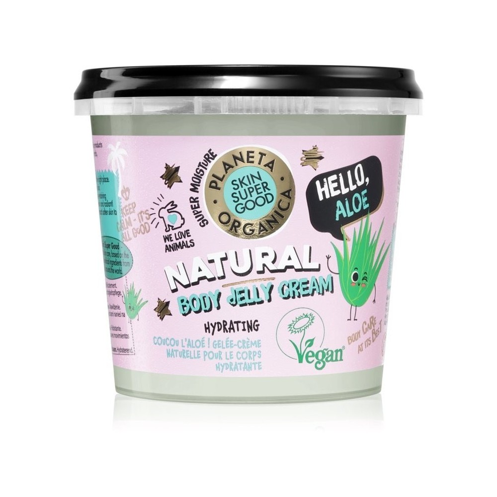 Planeta Organica Hello Aloe Crema-Gel Idratante Corpo 360 ml 