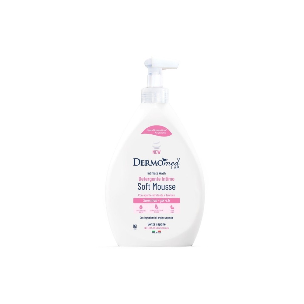 Dermomed Detergente Intimo Soft Mousse Sensitive Ph 4.5 600 ml 