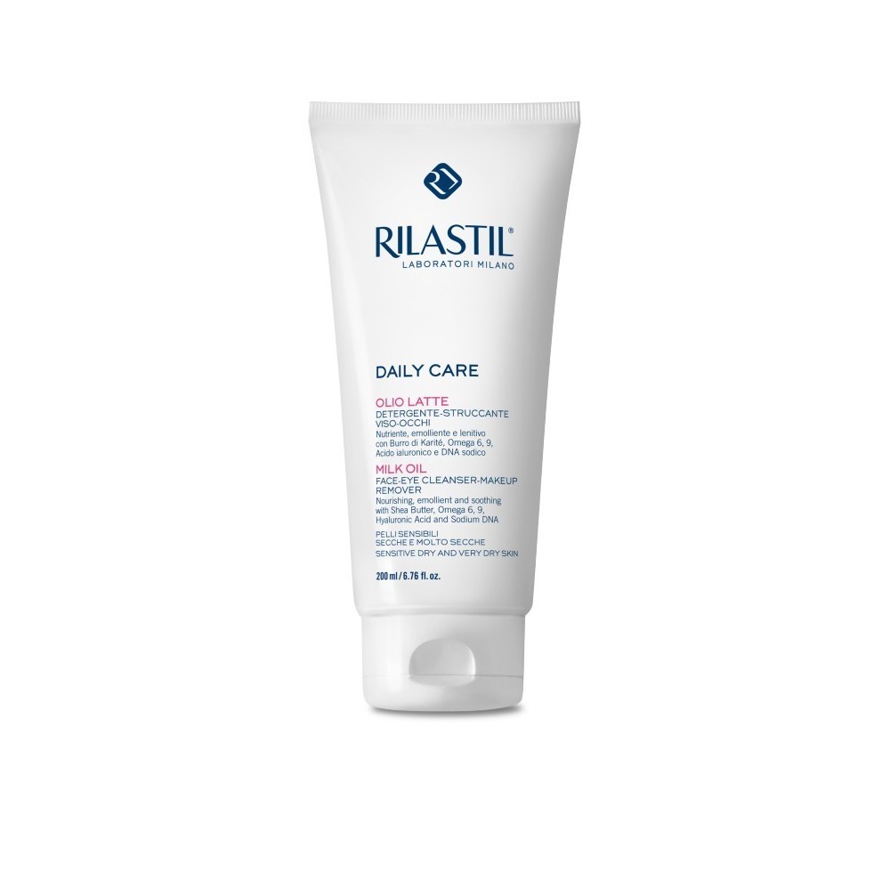 Rilastil Daily Care Olio Latte Detergente Struccante Viso E Occhi 200 ml 
