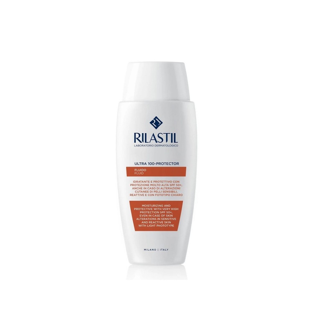Rilastil Ultra 100-Protector Fluido Idratante Protettivo Per Pelli Sensibili E Reattive 75 ml 