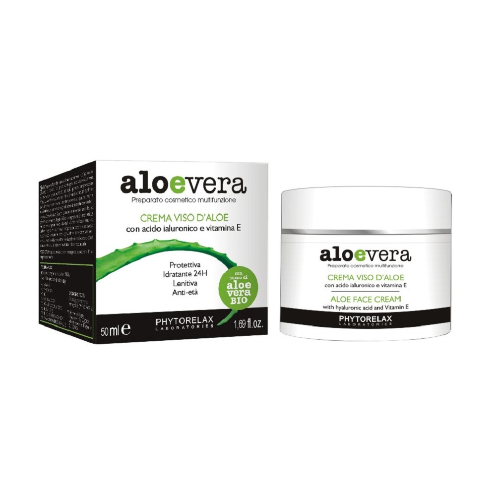 Phytorelax Aloevera Crema Viso d'Aloe 50ML 