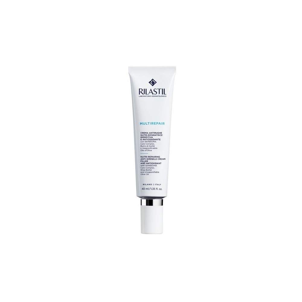Rilastil Multirepair Crema Antirughe Nutri-Riparatrice Riempitiva E Antiossidante Per Pelli Molto Secche 40 ml 