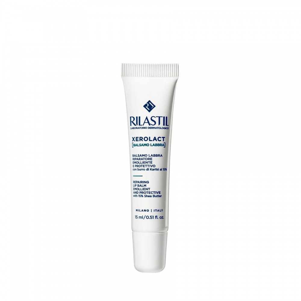 Rilastil Xerolact Balsamo Labbra Riparatore Emolliente E Protettivo 15 ml 
