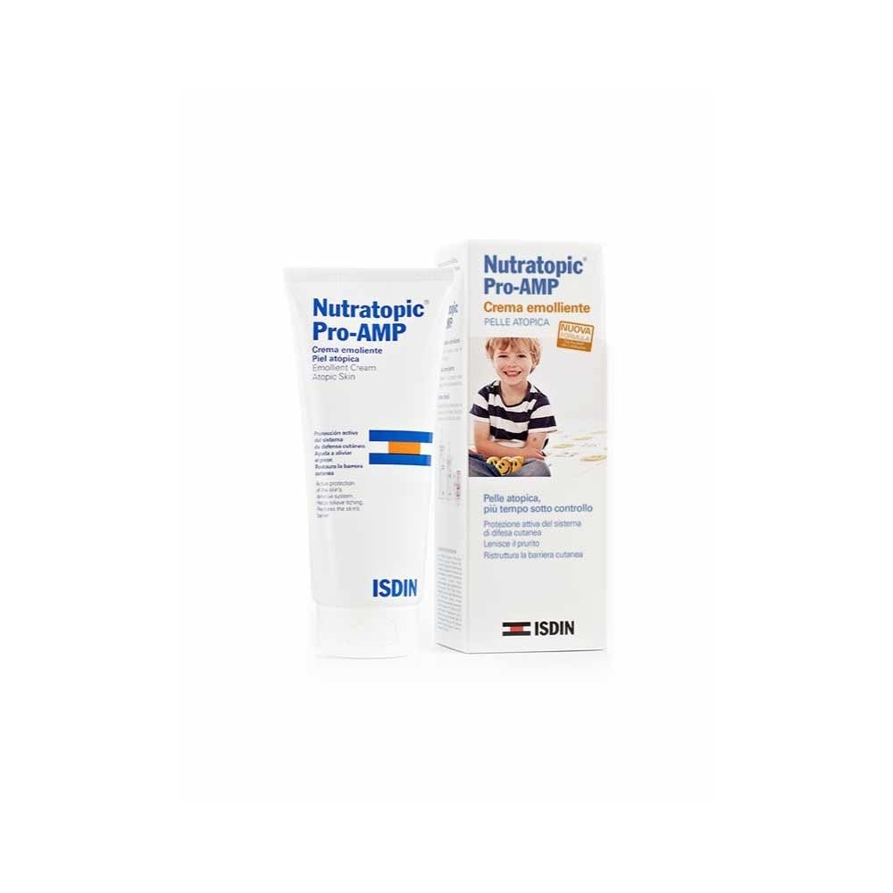 Isdin Nutratopic Pro-Amp Crema Corpo Emolliente Lenitiva Per Pelle Atopica 200 ml 
