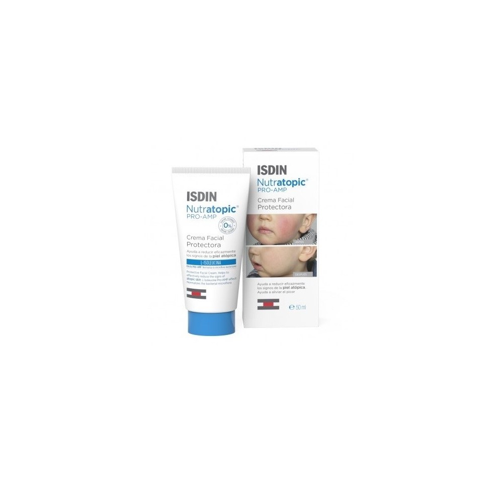 Isdin Nutratopic Pro-Amp Crema Viso Protettiva Per Pelle Atopica 50 ml 