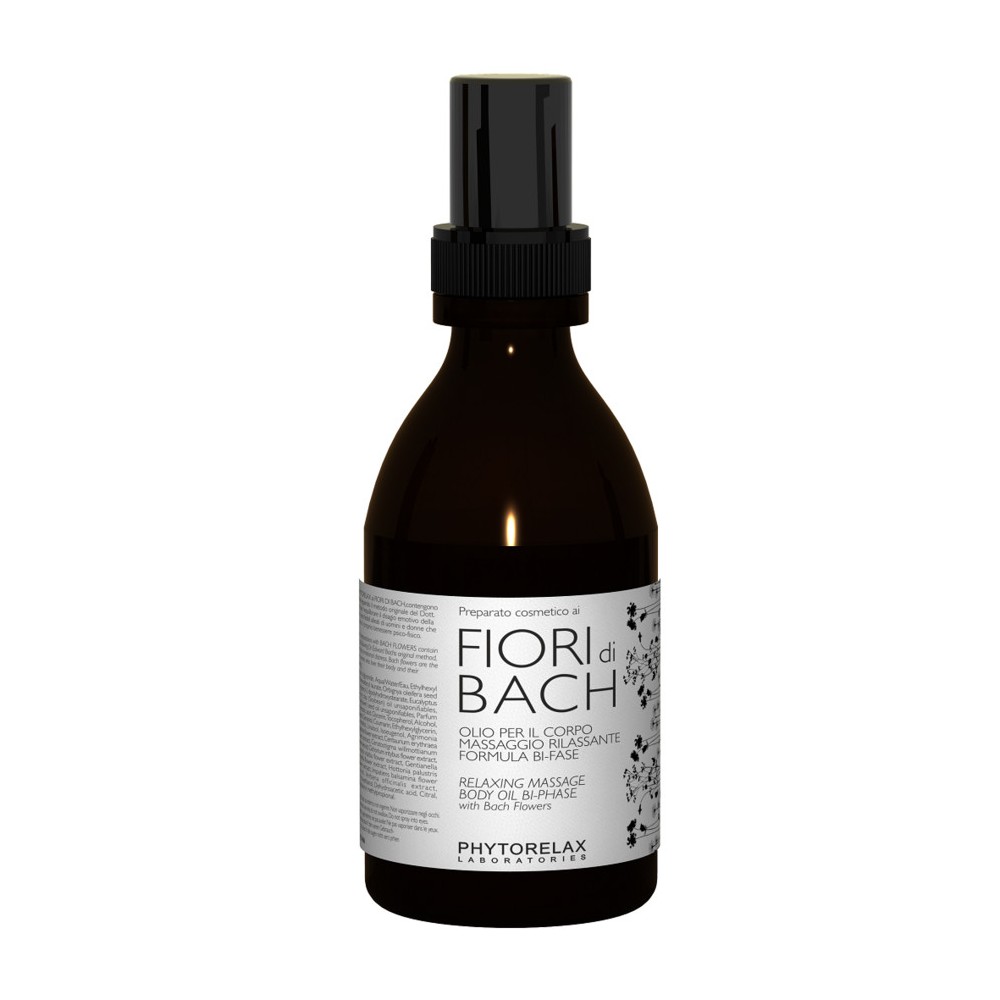Phytorelax Fiori Di Bach Olio per il Corpo Massaggio Rilassante 200ML 