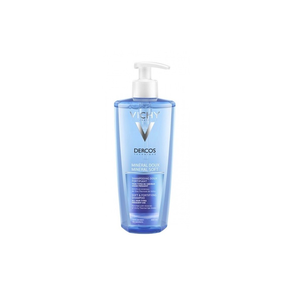 Vichy Dercos Mineral Soft Shampoo Delicato Fortificante 400 ml 