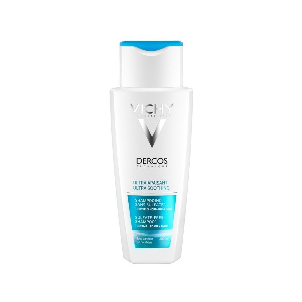 Vichy Dercos Ultra Lenitivo Shampoo Per Cuoio Capelluto Reattivo Capelli Da Normali A Grassi 200 ml 