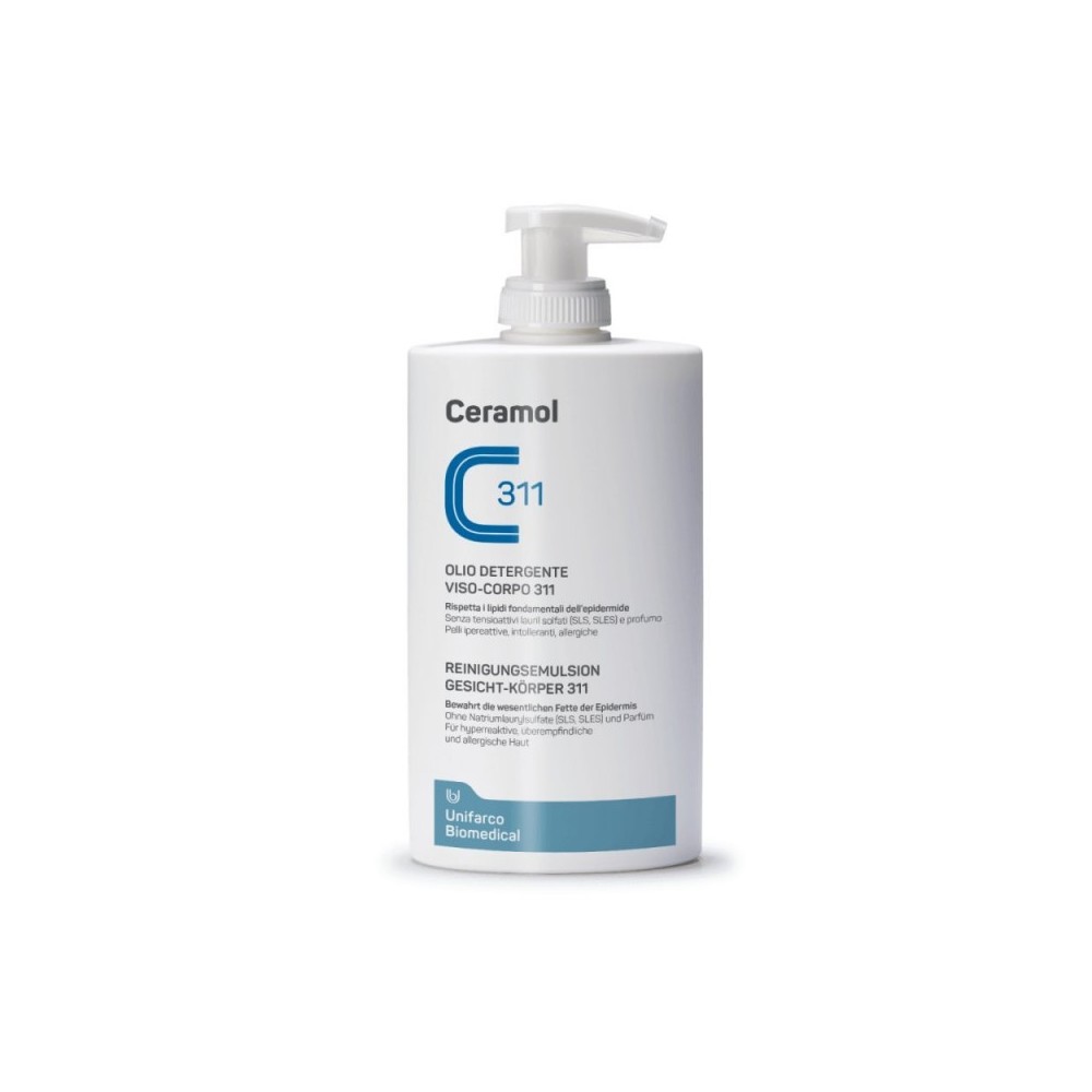 Ceramol C 311 Olio Detergente Viso - Corpo Per Pelli Sensibili 400 ml 