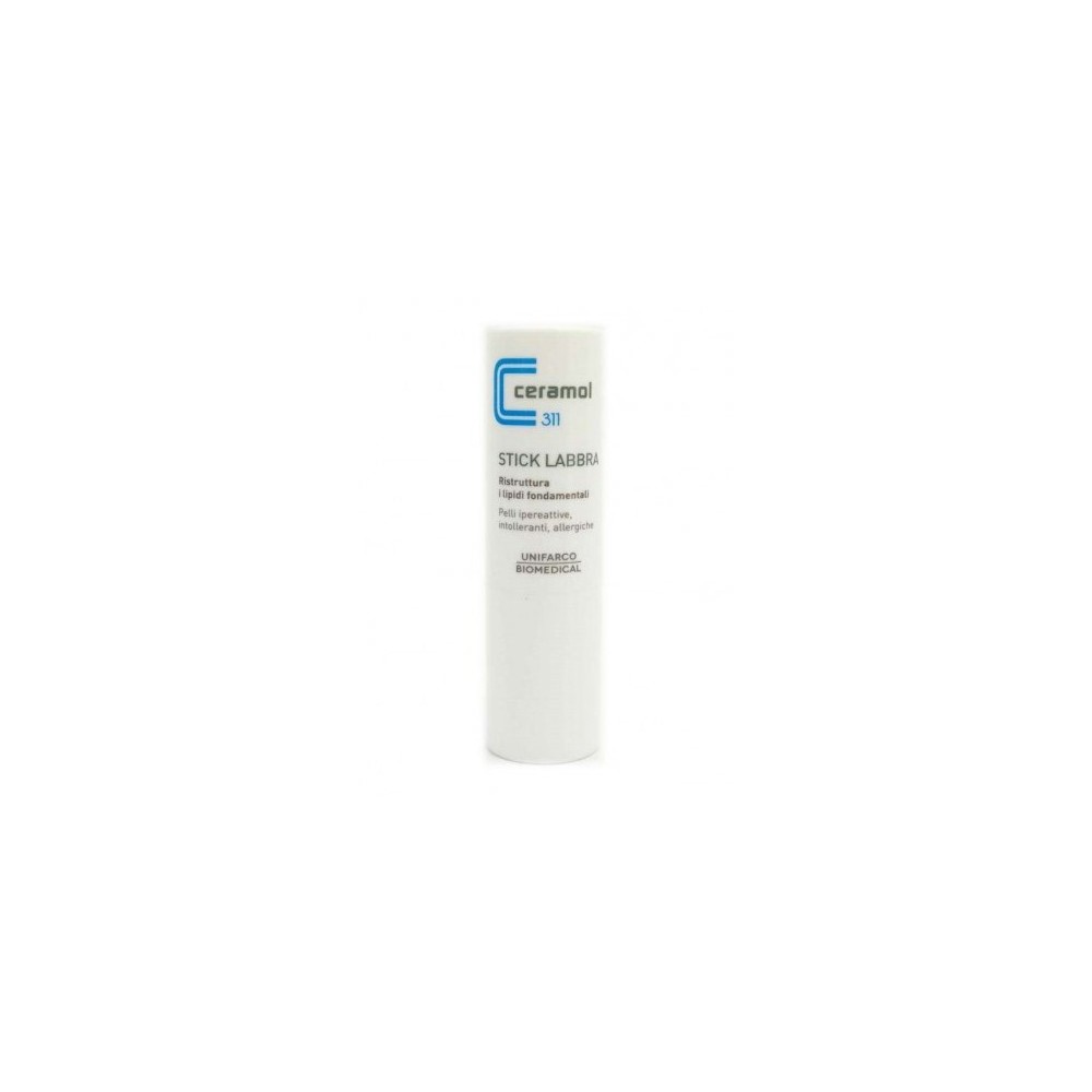 Ceramol C 311 Stick Labbra Per Pelli Ipereattive, Intolleranti, Allergiche 4,5 gr 