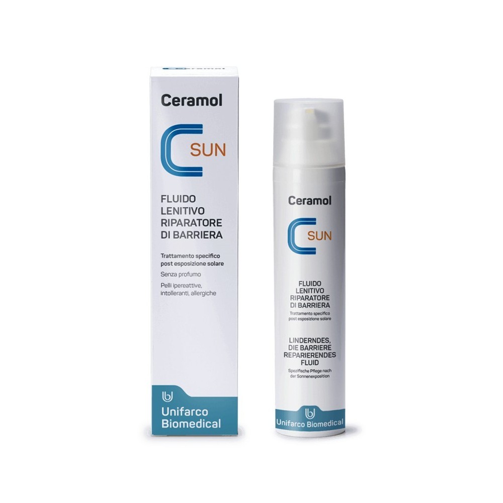 Ceramol Sun - Fluido Lenitivo Riparatore Di Barriera Post Esposizione Solare 100 ml 
