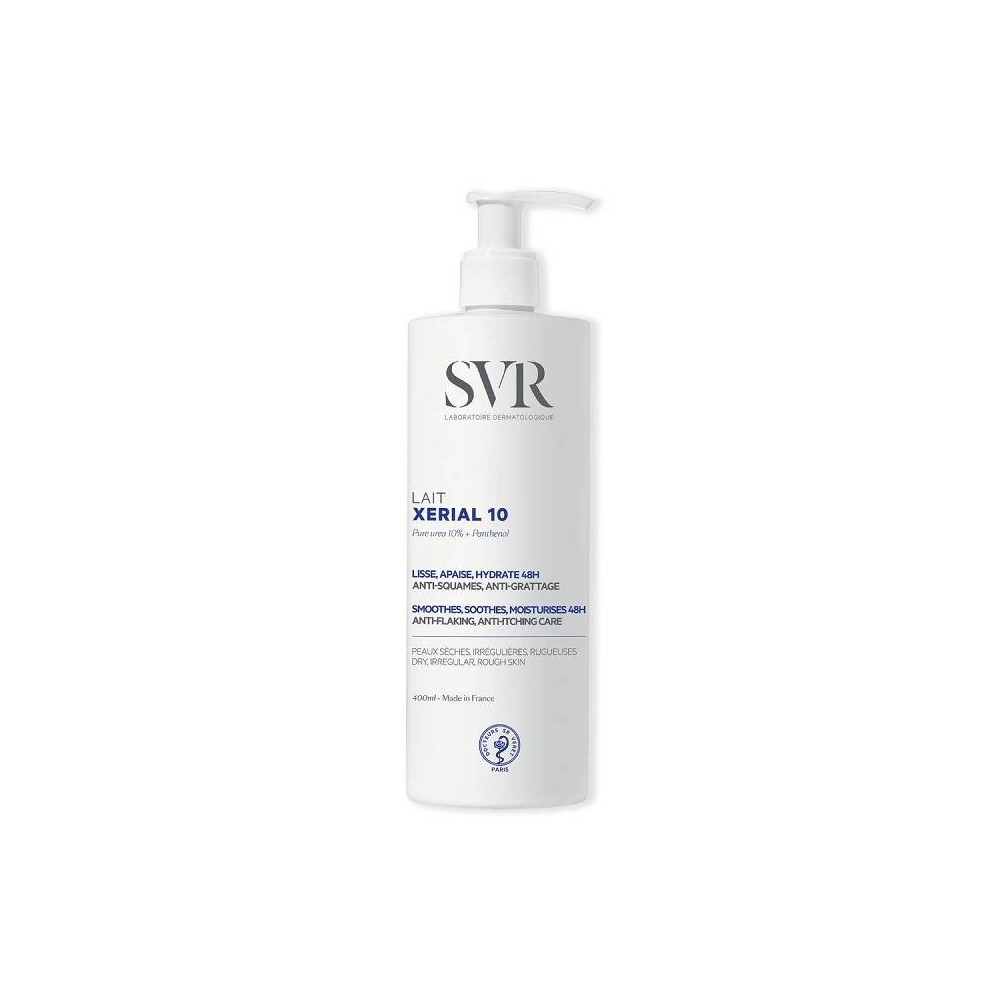 SVR Xerial 10 Lait Latte Idratante 48H Lenitivo Anti-Desquamazione 400 ml 