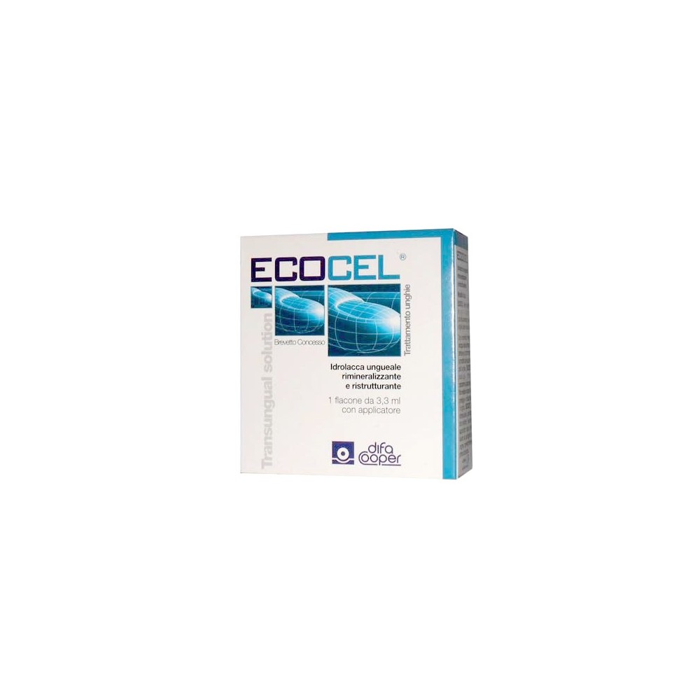 Difa Cooper Ecocel Idrolacca Ungueale Trattamento Rinforzante Per Unghie Fragili 3,3 ml 