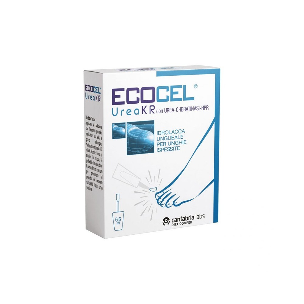 Difa Cooper Ecocel Urea Kr Idrolacca Per Unghie Ispessite 6,6 ml 