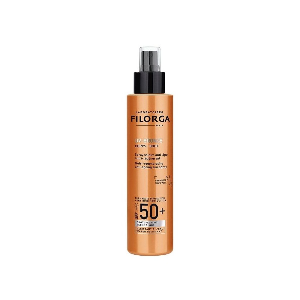Filorga Uv-Bronze Body SPF50+ Spray Solare Anti-Età Nutri-Rigenerante 150 ml 