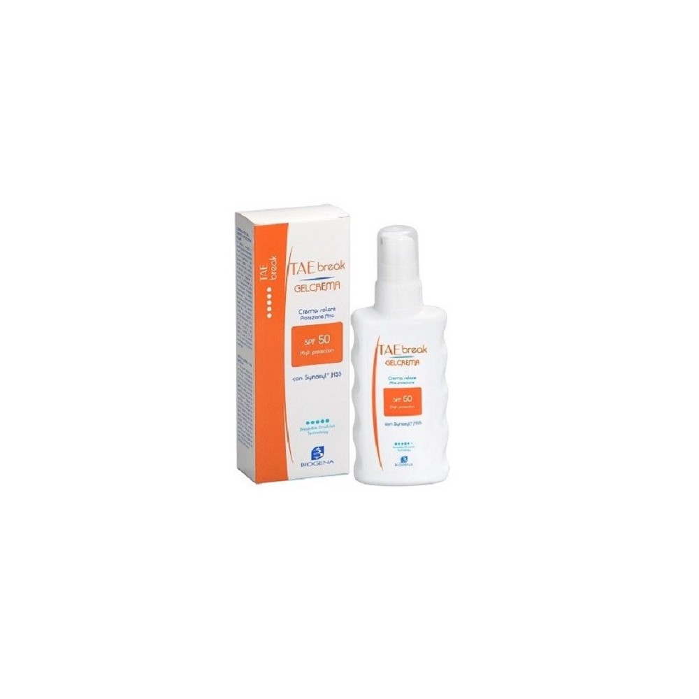 Biogena TAE Break Gelcrema SPF50 Protezione Solare Viso E Corpo 150 ml 
