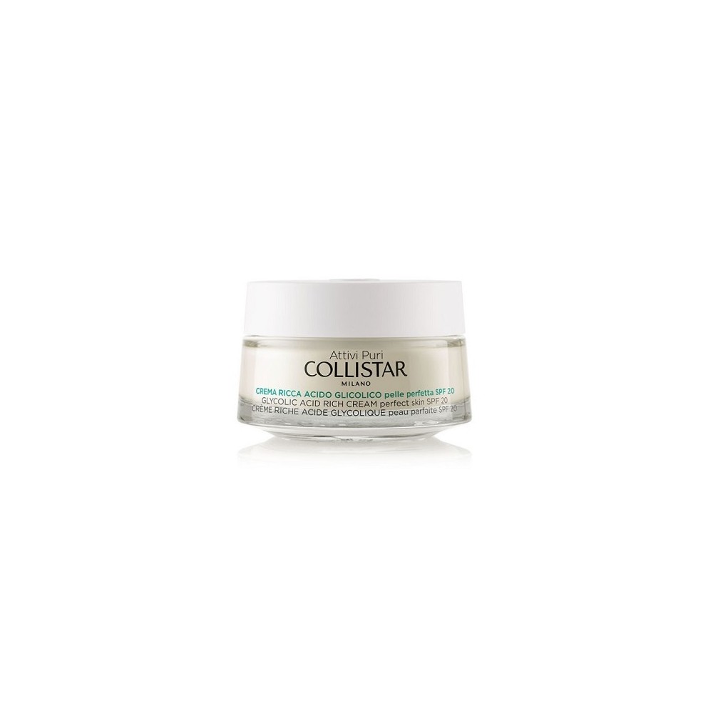 Collistar Attivi Puri Crema Ricca Acido Glicolico 50ML 