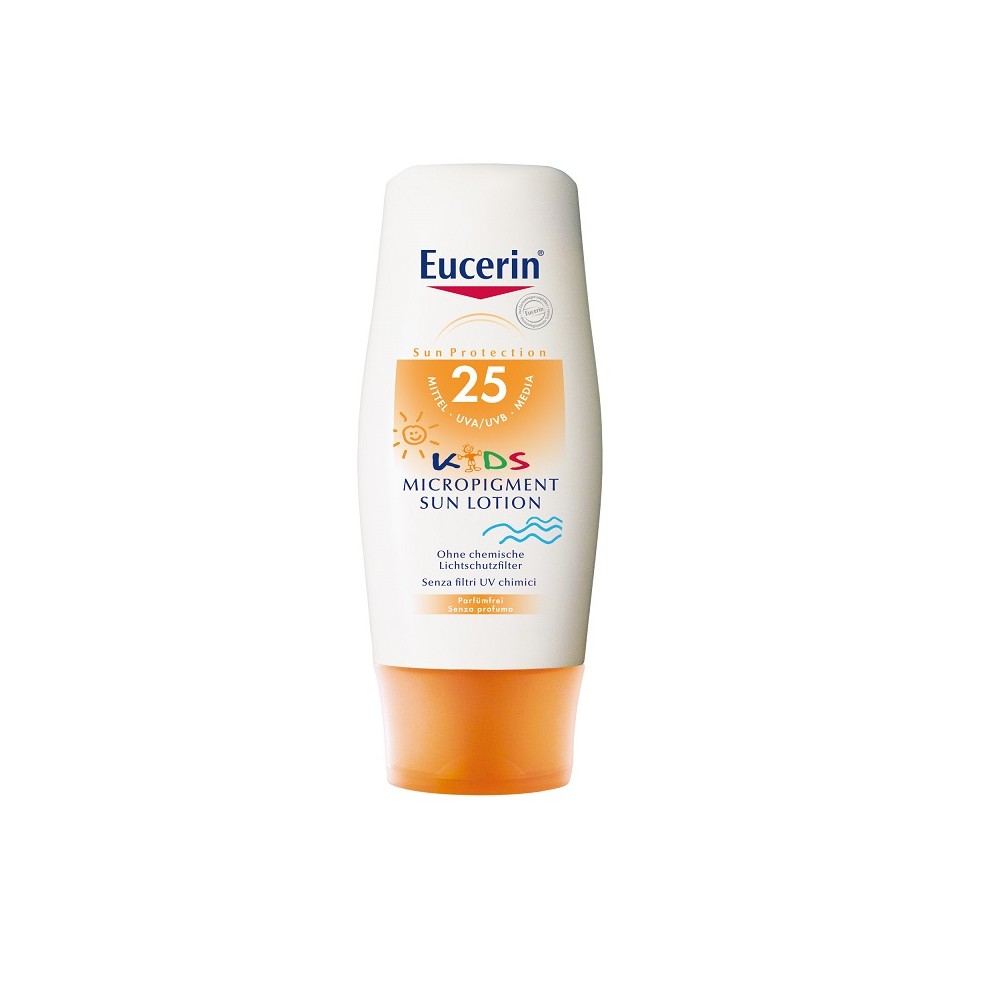 Eucerin Sun Protection Kids Micropigment Sun Lotion SPF25 Latte Solare Per Bambini 150 ml 