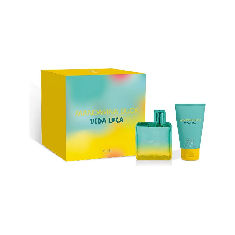 Mandarina Duck Vida Loca For Him 100 ml + Shower Gel Cofanetto 