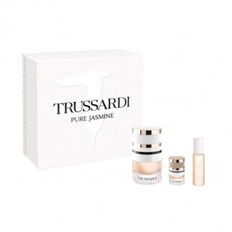 Trussardi Pure Jasmine Eau De Parfum 60 ml + Mini-Size 7 ml + Travel-Size 10 ml Cofanetto