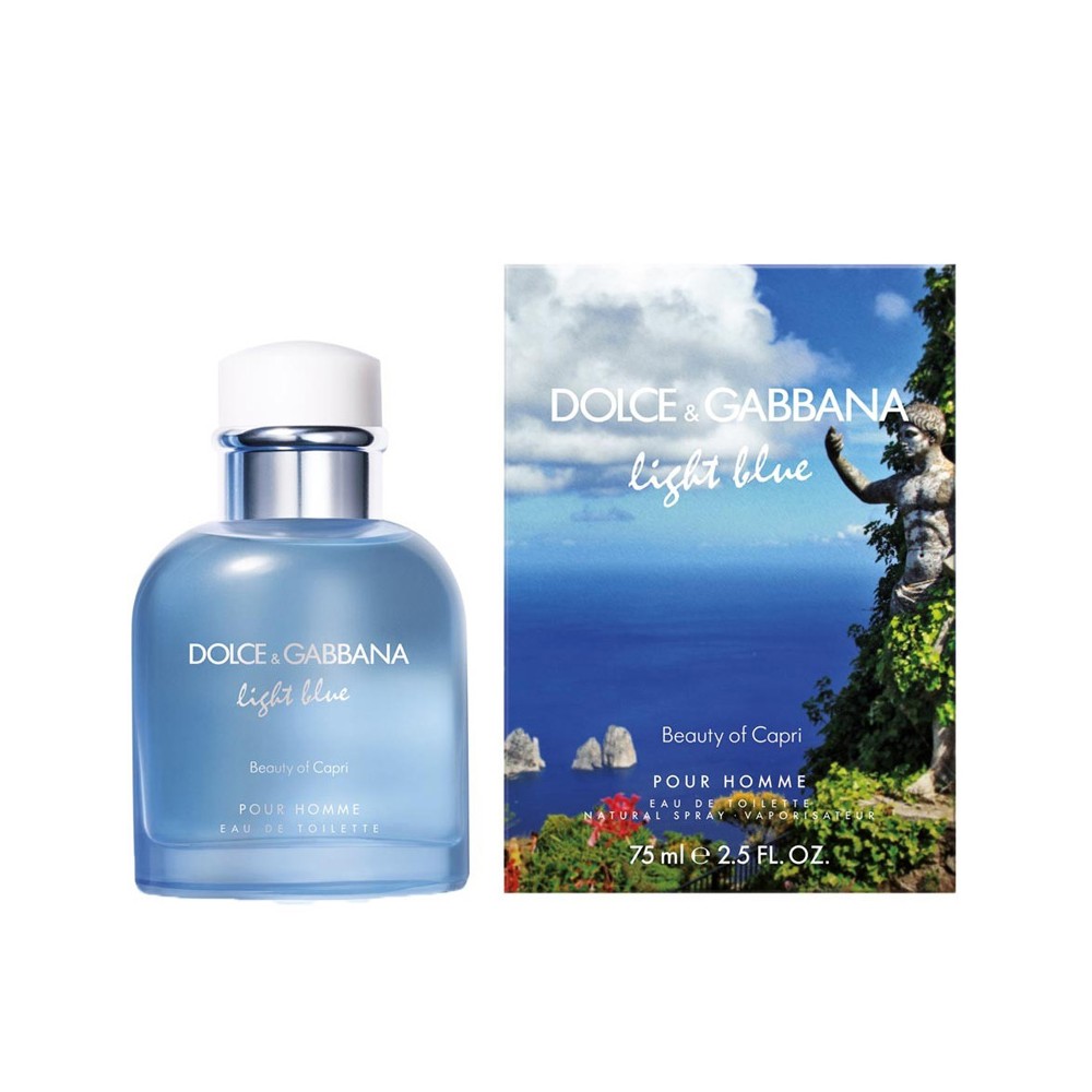 Dolce & Gabbana Light Blue Pour Homme Beauty of Capri Eau De Toilette 75ML 