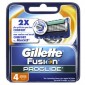 Gillette Fusion Proglide Lame di Ricambio 4 PZ