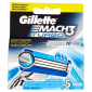 Gillette Mach3 Turbo Lame di Ricambio 4 PZ