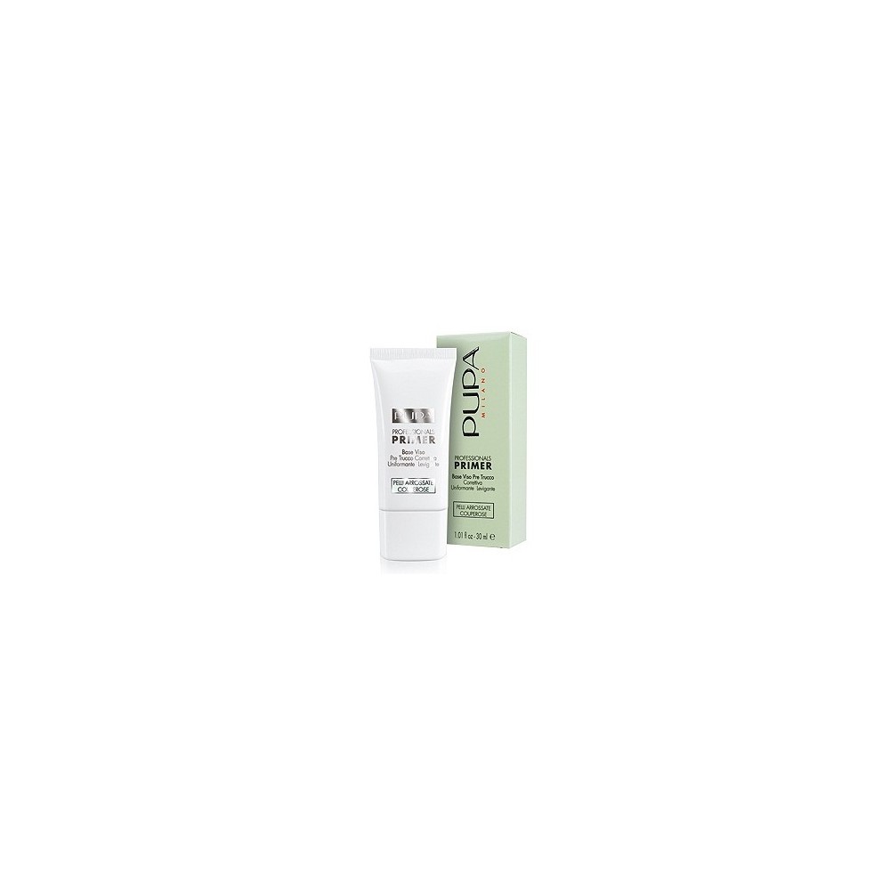 Pupa Professionals Primer - Base viso pre trucco - Uniformante Levigante - 02 PELLI ARROSSATE COUPEROSE 