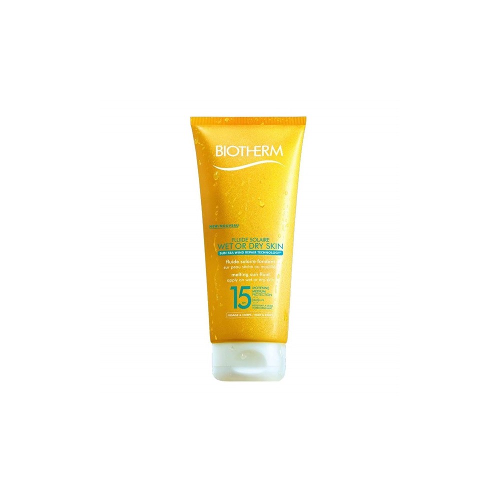 Biotherm Fluide Solaire Wet Or Dry Skin SPF15 200ML 