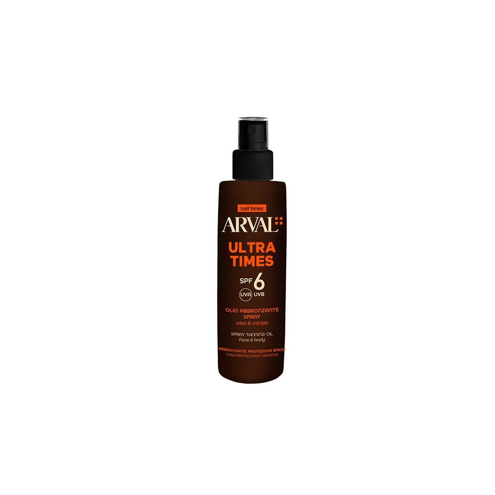 Arval Ultra Times Olio Abbronzante Spray SPF 6 125ML 