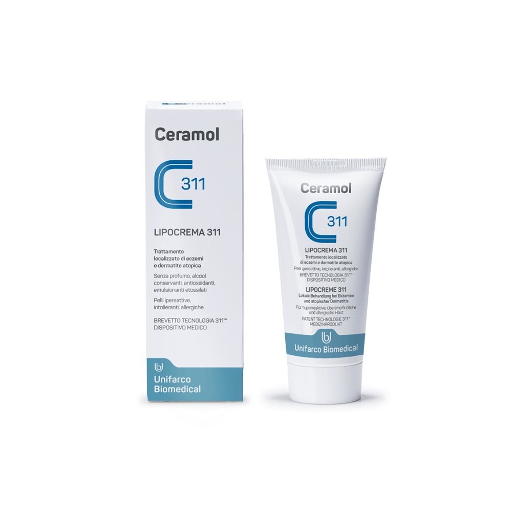 Ceramol Lipocrema 311 - Trattamento Localizzato Di Eczemi E Dermatite Atopica 100 ml 