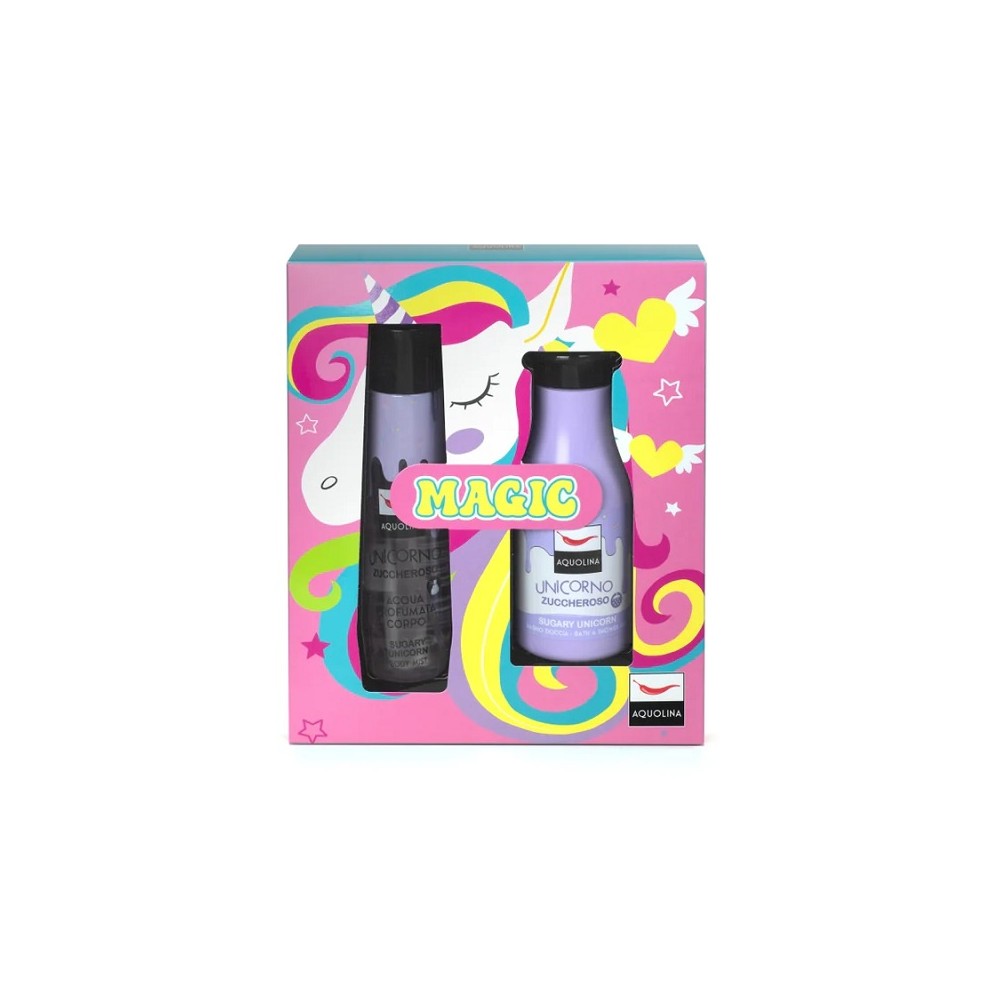 Aquolina Be Mine Magic Unicorno Acqua Profumata Corpo 150 ml + Bagno Doccia 250 ml Cofanetto 