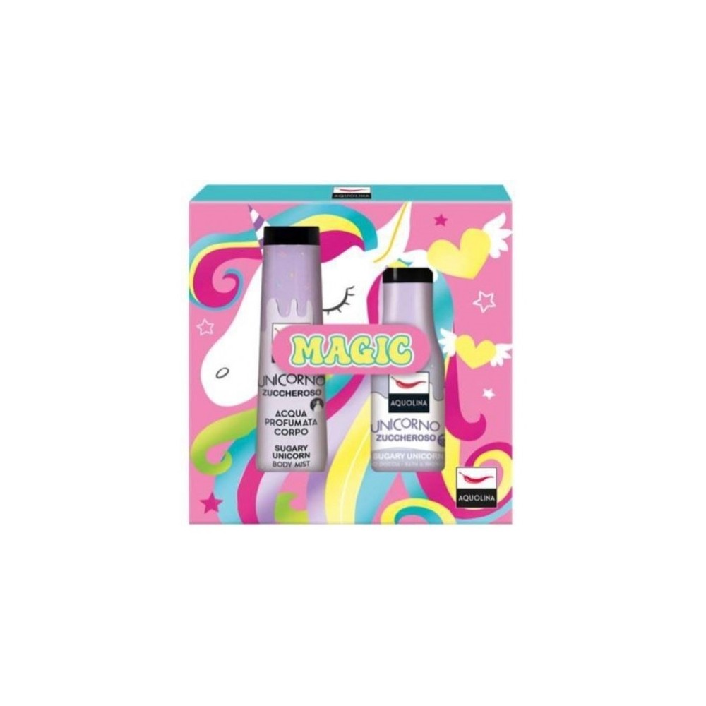 Aquolina Be Mine Magic Unicorno Acqua Profumata Corpo 150 ml + Bagno Doccia 125 ml Cofanetto 