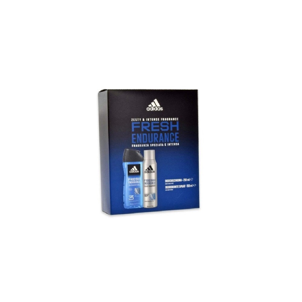 Adidas Fresh Endurance Docciaschiuma 250 ml + Deodorante Spray 150 ml Cofanetto 