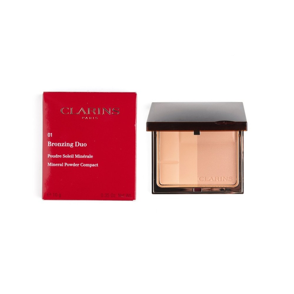 Clarins Bronzing Duo Mineral Powder Compact SPF 15 - 01 Light 