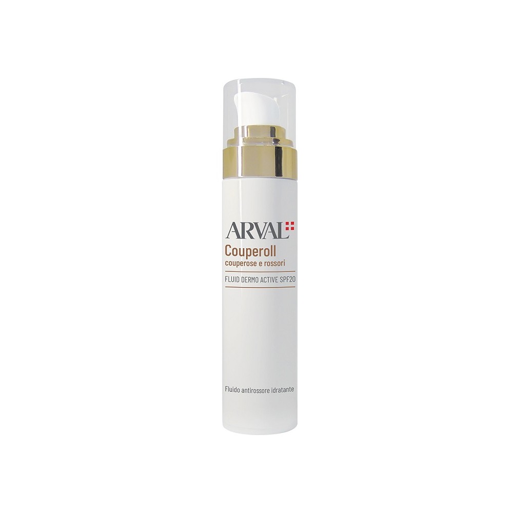 Arval Couperoll Fluid Dermo Active SPF20 Fluido Antirossore Idratante 50 ml 