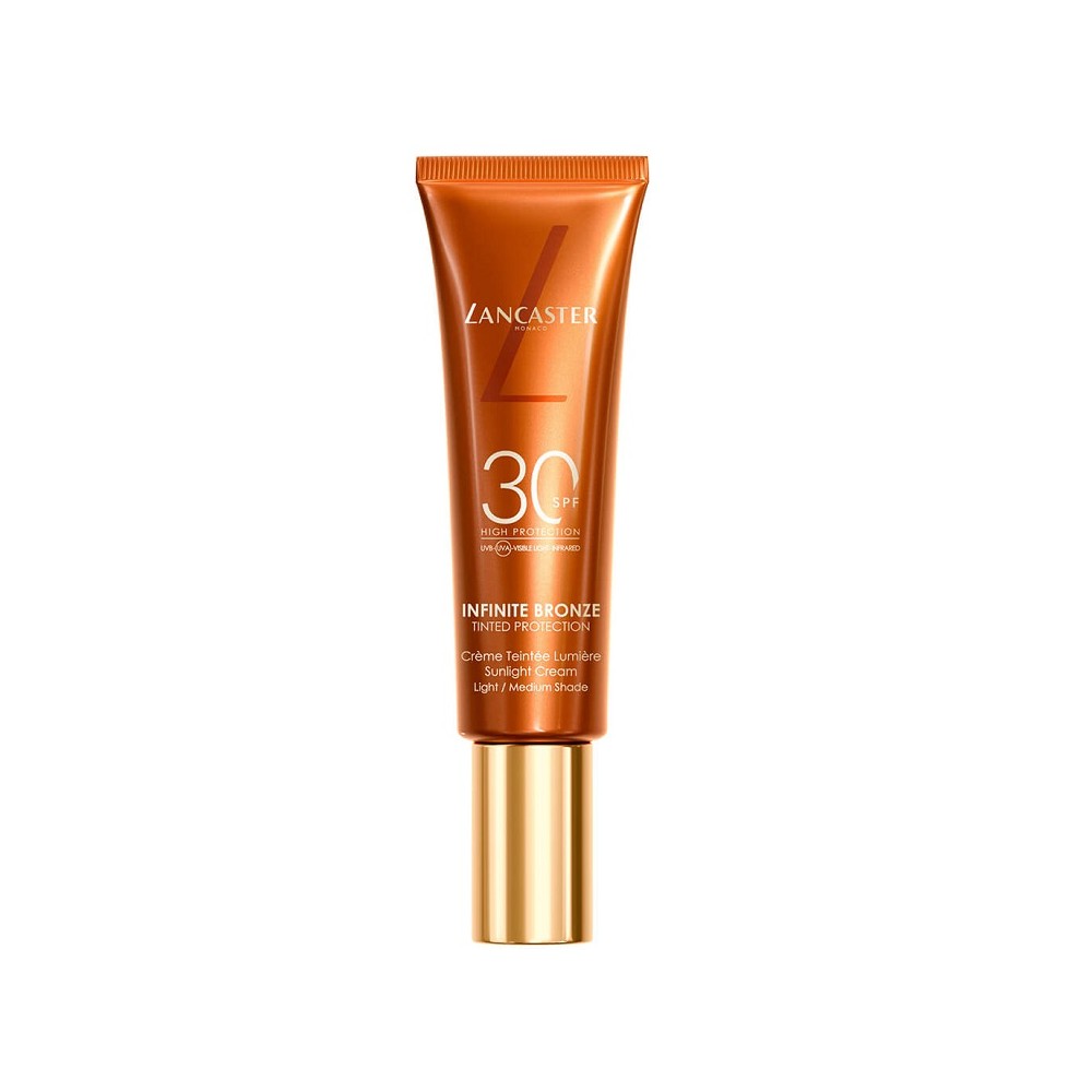 Lancaster Infinite Bronze Tinted Protection Sunlight Cream SPF30 Fondotinta Solare Medio/Chiaro 