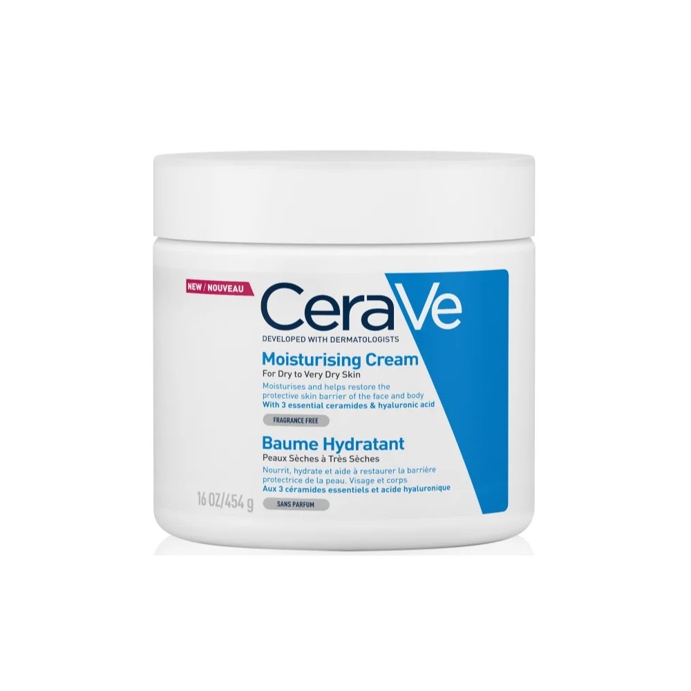 CeraVe Crema Idratante Viso E Corpo Per Pelli Da Secche A Molto Secche 454 ml 