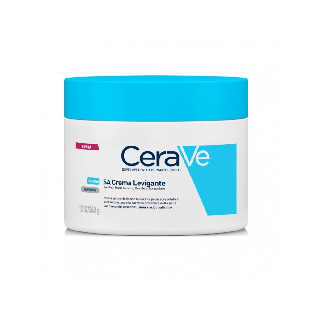 CeraVe SA - Crema Levigante Per Pelli Secche, Ruvide e Screpolate 10% Urea 340 gr 