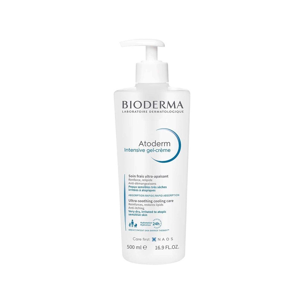 Bioderma Atoderm Intensive Gel-Crème Trattamento Antiprurito Per Pelle Secca E Atopica 500 ml 