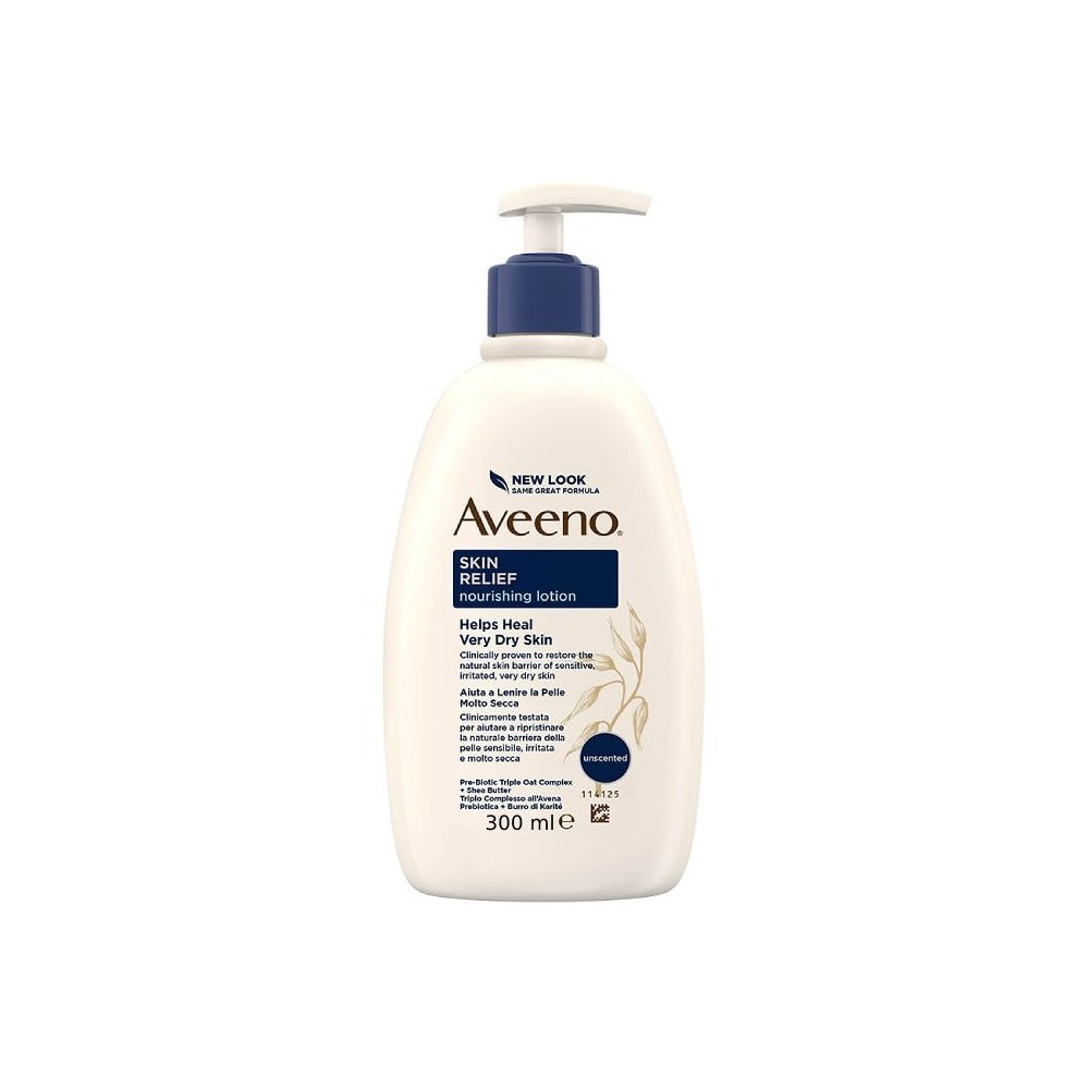 Aveeno Skin Relief Lozione Corpo Nutriente Per Pelle Molto Secca E Irritata 300 ml 