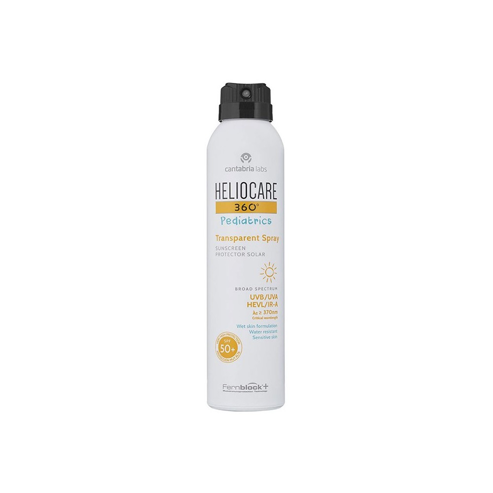 Difa Cooper Heliocare 360 Pediatrics Transparent Spray SPF50+ Protezione Solare Bambini 200 ml 