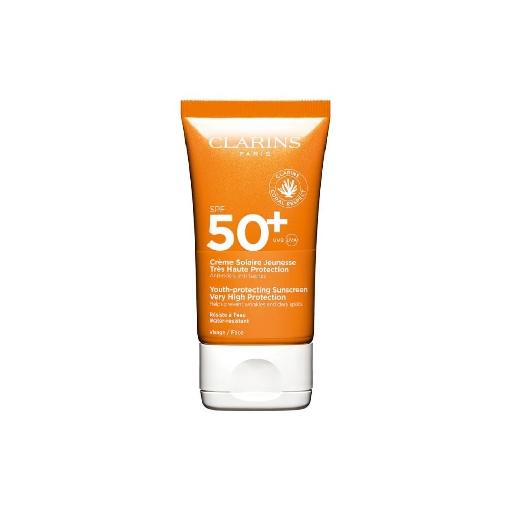 Clarins Jeunesse Très Haute Protection SPF50+ Crema Solare Viso Anti Rughe E Macchie 50 ml 
