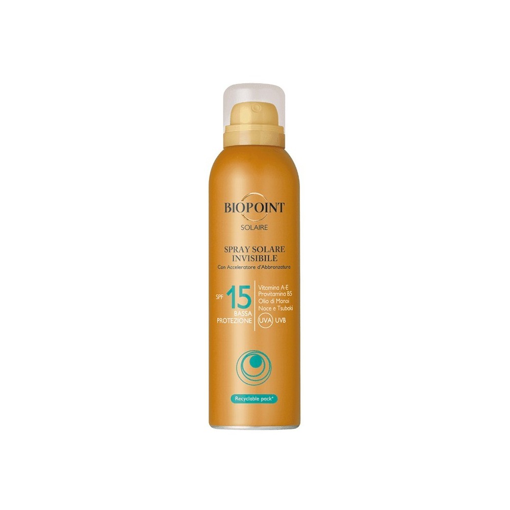 Biopoint Solaire Spray Solare Invisibile SPF 15 150ML 